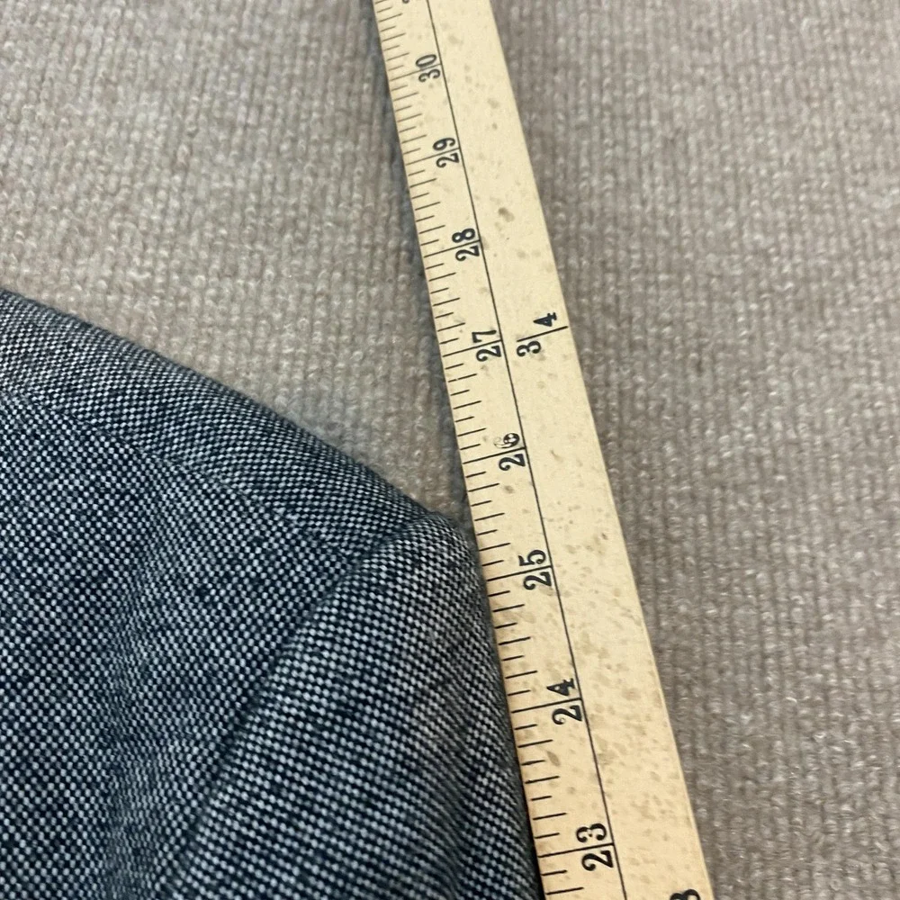 Banana‎ Republic Blazer Mens 44 Gray Check Tailored Slim Fit Sport Coat Jacket